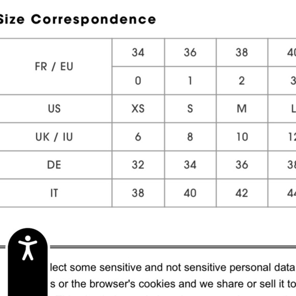 Maje Thick Knit Black Legging Tights Viscose Blend Size 2 - Picture 8 of 8